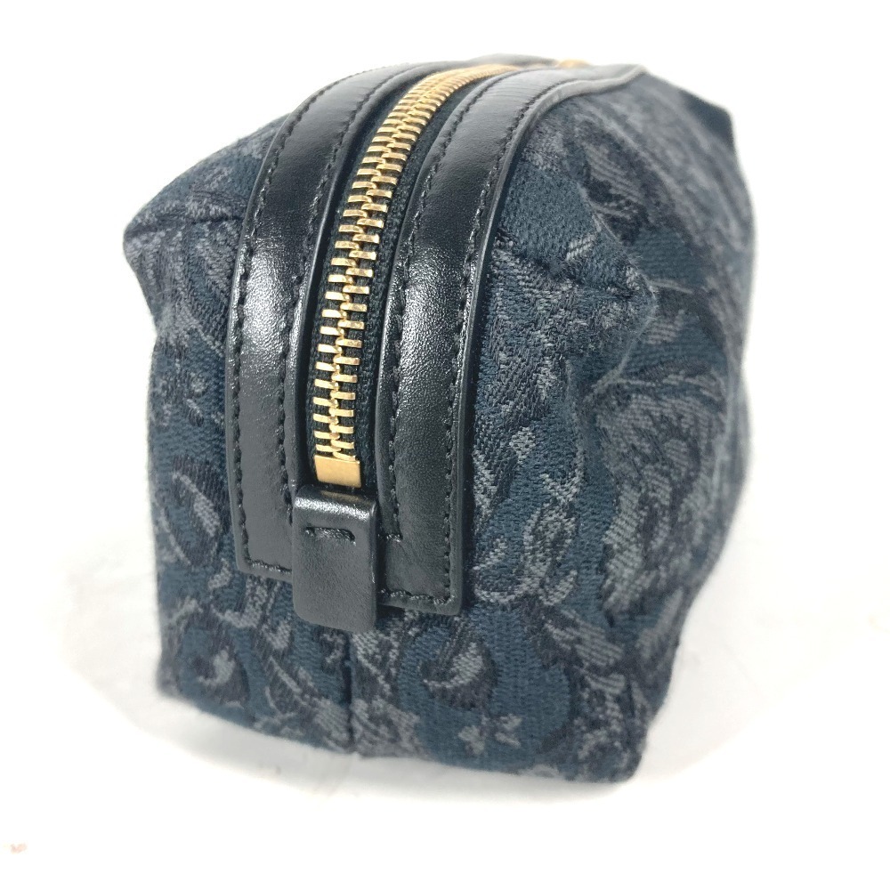 Versace Logo Makeup Pouch Multi Purpose Canvas Bl… - image 3